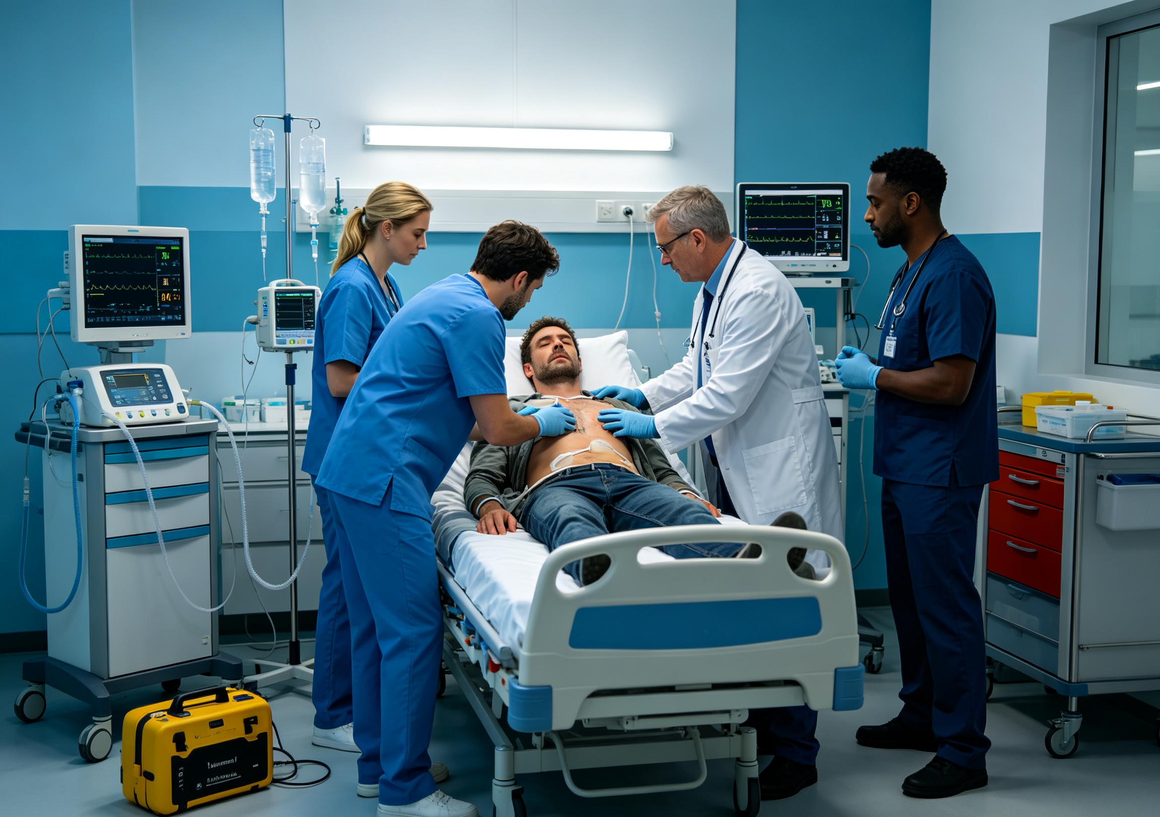 First Aid and Medical Treatment for Acute Heart Failure